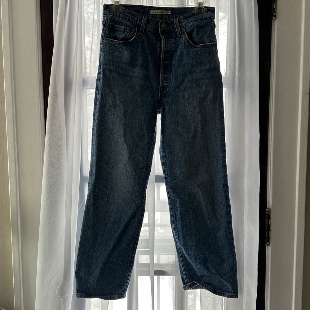 Levi's Ribcage straight blue jeans - Picture 6 of 7